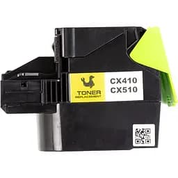 Картридж PowerPlant Lexmark CX410de YL (CX410/CX510) (с чипом)