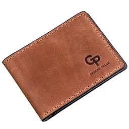 Зажим для купюр кожаный GRANDE PELLE 8х11х1 см acs0015760
