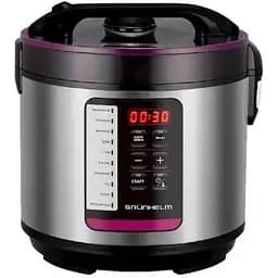 Мультиварка скороварка пароварка Grunhelm MC-28SB 10 програм приготування чаша 5 л 900 Вт
