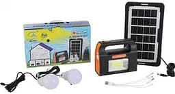 Солнечная зарядная станция + LED фонарь Junai JA-2007 с лампочками + Power Bank