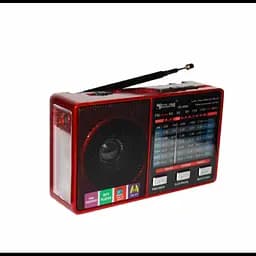 Радіоприймач колонка з радіо- та ліхтариком FM USB MicroSD Golon RX-8866 на акумуляторі Червоний - мініатюра 2