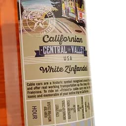 Вино Cable Car Zinfandel Rose, рожеве, сухе, 10,5%, 0,75 л - мініатюра 3