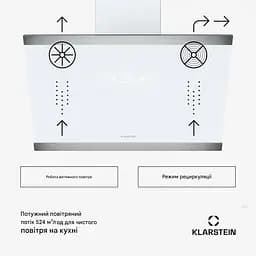 Витяжка Klarstein FlashLine 60 (10046378) - мініатюра 2