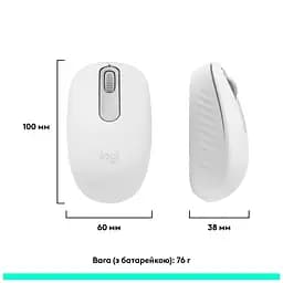 Мишка Logitech M196 Bluetooth Off-White (910-007460) - мініатюра 12