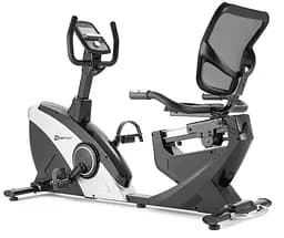 Горизонтальний велотренажер Hop-Sport HS-070L Helix сріблястий iConsole+ - мініатюра 2