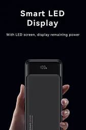 Power Bank Usams US-CD202 30000mAh 3 Ports Display black зовнішній акумулятор (6958444905617) - мініатюра 6