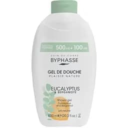 Крем-гель для душу Byphasse Евкаліпт та бергамот 600 мл