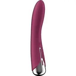 Вибратор Satisfyer Spinning Vibe 1 17.5 см бордовый