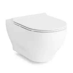 Унитаз подвесной Volle Oliva Rimless 13-45-165 с сидением Soft Close Slim, Белый