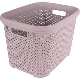 Кошик Diomedea без кришки з рамкою пудровий 30 л (К4-805)