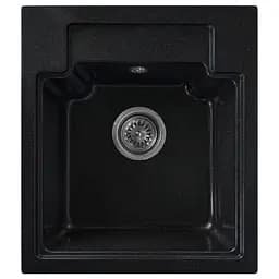 Мийка кухонна Valetti 79N гранітна 425х485 мм чорна