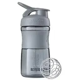 Шейкер спортивний BlenderBottle SportMixer Flip 20oz/590 мл Grey (SM 20oz Grey)