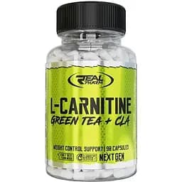 Жироспалювач Real Pharm L-Carnitine Green Tea + CLA, 90 таблеток