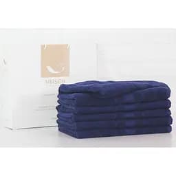 Набір банних рушників №5076 Elite SoftNess Kingblue, 90х50 см, 6 шт. (2200003524000)