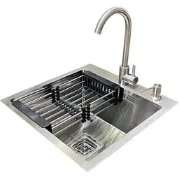 Комплект мийка + змішувач + дозатор Romzha Arta Nova U-450 (A)