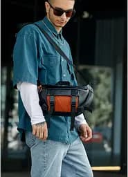 Чоловіча поясна сумка бананка Sambag 38х21 см sum0022763 - мініатюра 4