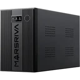 ДБЖ Marsriva MR-UF1200, 1200ВА/720Вт, Line-Interactive, LED version, 3хSchuko, 2x12V/9Ah