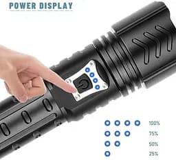 Ручний ліхтар BL-717B-P99 zoom + Type-C + Power bank + 26650 (3хААА) 5 режимів - мініатюра 8