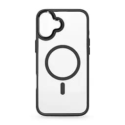 Чехол для Apple iPhone 16 Plus, Unit MagSafe, черный, прозрачный, магсейф, противоударный, магнитный, панель-накладка с поддержкой MagSafe, с поддержкой беспроводной зарядки, TPU+PC, защита всего корпуса, ударостойкий, ArmorStandart (ARM78707)