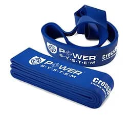 Гумка для фітнесу і кроссфіту Power System PS-4054 CrossFit Level 4 Blue (опір 22-50 кг) (PS-4054_Blue) - мініатюра 2