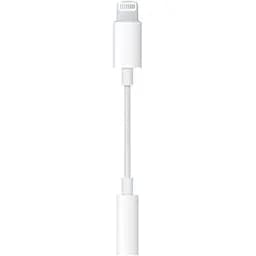 Перехідник Apple LightningTRRS 3.5 F 0.1 м білий працює без блютузу