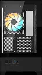 Корпус Gigabyte C201 Panoramic ARGB Black (GB-C201P)