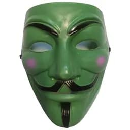 Маска Анонімуса Гай Фокс V - значить вендетта G-Toys зелена