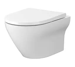 Унітаз підвісний CET B331 Cersanit Larga EW CleanOn з дюропластовим Slim Wrap сидінням SoftClose+QuickRelease 30412