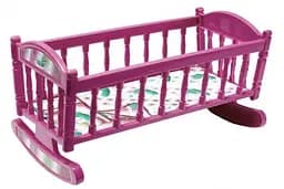Дитяча іграшка ліжечко для Барбі MToys S0013 пластик Фіолетова