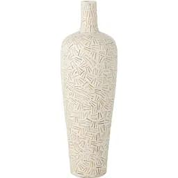 Ваза J-line напольная большая белая 80 см (42293)