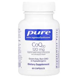 Дієтична добавка Pure Encapsulations CoQ10 120 мг 60 капсул