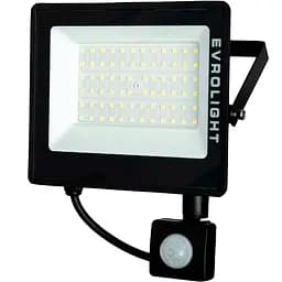 Прожектор светодиодный Evrolight FM-01D-50 с датчиком движения 50 W 6400 К (57051)