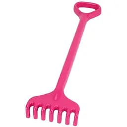 Детская игрушка грабли Гуливер ТехноК 1417TXK 50 см Розовый