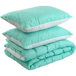 Набор Руно 200х220 см + 2 подушки 50х70 см (К_925.52СЛ200_Бирюзовый)