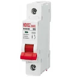 Вимикач автоматичний Horoz Electric SAFE 1P В 16А