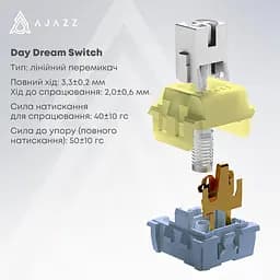 Клавіатура Ajazz AK820 MAX PLUS Daydream Switch Blue White Dark Blue 3 (AK820MAX-DD-BWD) - мініатюра 7