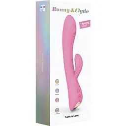 Вибратор-кролик Love To Love Bunny & Clyde 22.5 см розовый