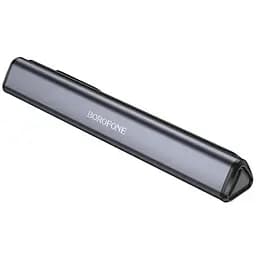 Автовізитка Borofone FC3 Ronny Black/Metal gray - мініатюра 3