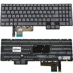 Клавіатура для ноутбука LENOVO (S7-15 series), rus, black, без фрейму, підсвічування клавіш (RGB)