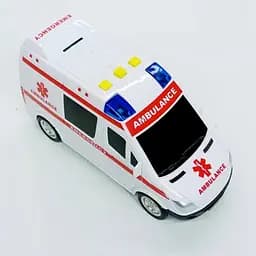 Дитяча автомодель "Швидка допомога" АвтоПром 7994, 17х7 см, звукові та світлові ефекти - мініатюра 5