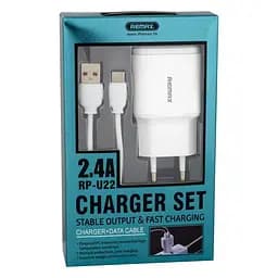 Адаптер мережевий Remax 2*USB 2.1 A Rp-u22 зарядний блок живлення - мініатюра 5