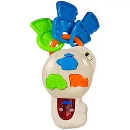 Дитяче брязкальце в ручку Bambi Ключики 0612B зі звуком і світлом