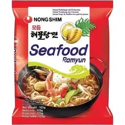 Лапша быстрого приготовления Nongshim Seafood Ramyun с морепродуктами 125 г