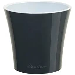 Вазон Santino Arte 0.6 л антрацит-білий (2016294)