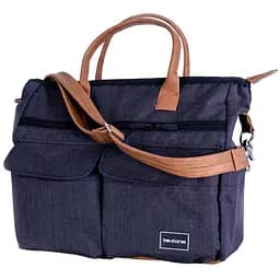 Сумка для мами Teutonia Melange Navy, синя