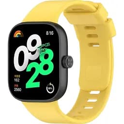 Силіконовий ремінець BeCover для Xiaomi Redmi Watch 4 Yellow (711506)
