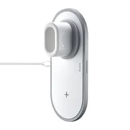 Зарядка бездротова QI Hoco CW21 Wisdom 3-in-1 iphone / watch / airpods charge біла - мініатюра 3