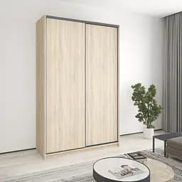 Шкаф-купе двухдверный MebelStar Бавария 2ДСП 150x60x240 см Дуб сонома (MBS-4392)