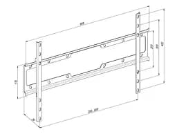 Кріплення ТВ фіксоване Simpler 68EP 40-80 KSL teh0013006 - мініатюра 5