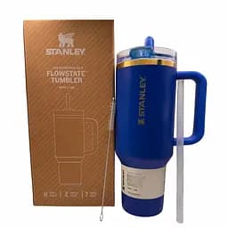 Термокухоль Stanley Quencher ProTour Flip Straw Tumbler з неіржавкої сталі 1,18 л Royal Blue KT7001934
